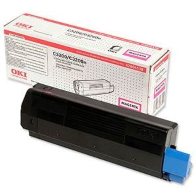 Compatible 42804538 OKI toner Magenta  for C3200